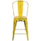 Flash Furniture Distressed Yellow Metal Stool, Seat Height Range: 24" ET-3534-24-YL-GG - alternate 8